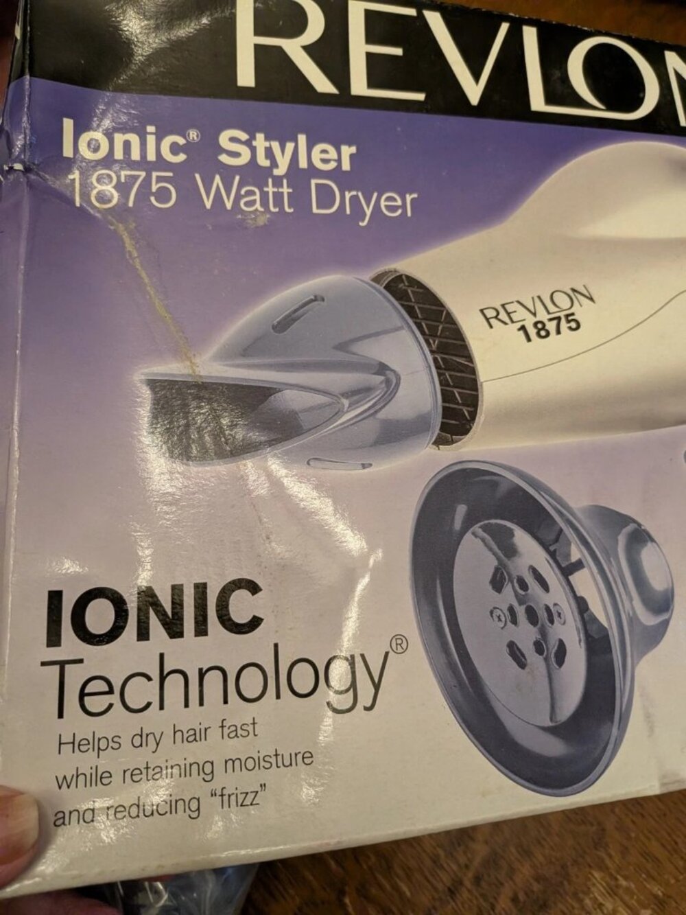 NEW! Revlon 1875 Ionic Techology Hair Dryer with Box